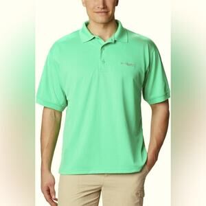 Columbia Men’s L Perfect Cast Polo PFG Green